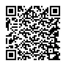 QR-Code für Telefonnummer +19044382449