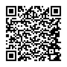 Código QR para número de teléfono +19044382767