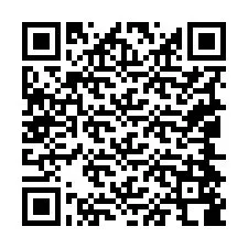 Codice QR per il numero di telefono +19044588289