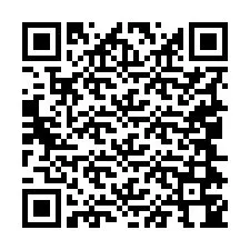 QR код за телефонен номер +19044744076