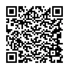 Código QR para número de teléfono +19044839890