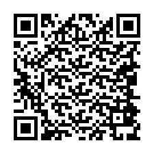 Codice QR per il numero di telefono +19044839896