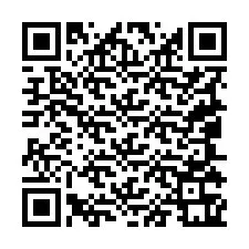 QR-koodi puhelinnumerolle +19045361348