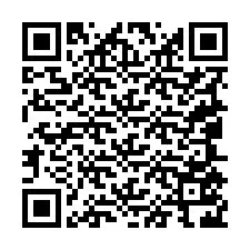 Código QR para número de telefone +19045526348