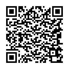 QR-код для номера телефона +19045670444