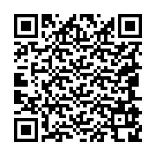 Código QR para número de teléfono +19045928518