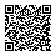 Código QR para número de teléfono +19045928539