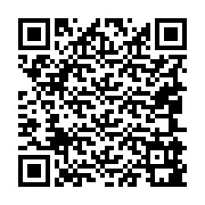 Código QR para número de telefone +19045981407