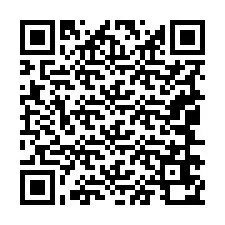 QR-Code für Telefonnummer +19046670135