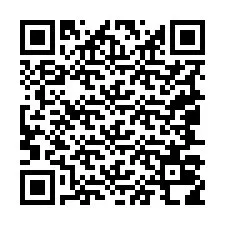 Código QR para número de teléfono +19047018598