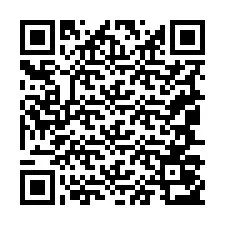 Código QR para número de telefone +19047053771