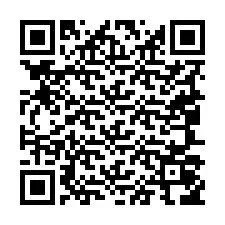 Código QR para número de telefone +19047056306