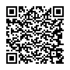 QR-koodi puhelinnumerolle +19047056922