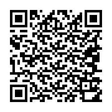 QR-koodi puhelinnumerolle +19047110233