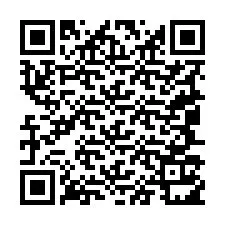 QR-koodi puhelinnumerolle +19047111364