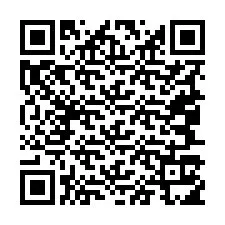 QR-koodi puhelinnumerolle +19047115833