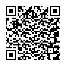 Código QR para número de teléfono +19047116508