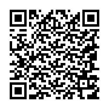 Código QR para número de telefone +19047116558