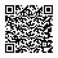 Código QR para número de telefone +19047118431