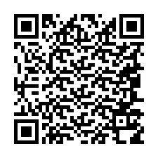 QR Code สำหรับหมายเลขโทรศัพท์ +19047118756