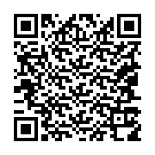 QR Code สำหรับหมายเลขโทรศัพท์ +19047118879