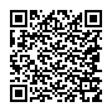 Código QR para número de telefone +19047119698