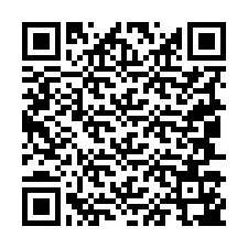 QR-код для номера телефона +19047147574