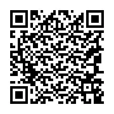 Código QR para número de teléfono +19047149701