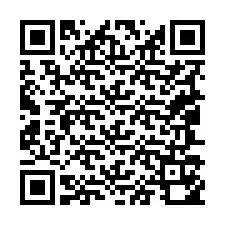 QR kód a telefonszámhoz +19047150259