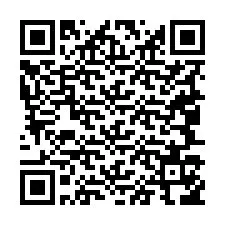 Código QR para número de telefone +19047156522