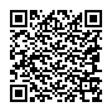 Codice QR per il numero di telefono +19047178908