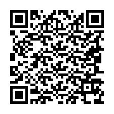 QR-код для номера телефона +19047178946