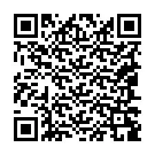 QR kód a telefonszámhoz +19047289259