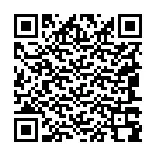 Kode QR untuk nomor Telepon +19047398814