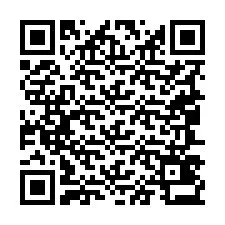 Código QR para número de telefone +19047433656