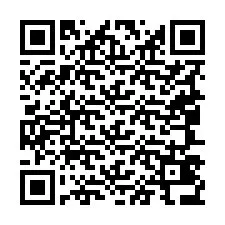 QR-code voor telefoonnummer +19047436206