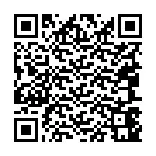 QR-Code für Telefonnummer +19047441103