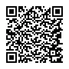 Código QR para número de telefone +19047501768