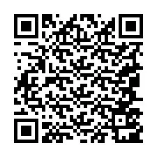 QR-koodi puhelinnumerolle +19047501774