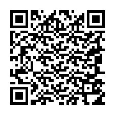 Kode QR untuk nomor Telepon +19047514314