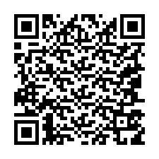 電話番号のQRコード +19047519078