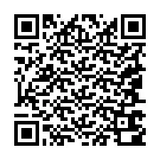 Código QR para número de teléfono +19047600078