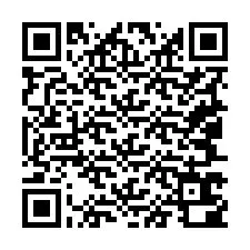 QR kód a telefonszámhoz +19047600439