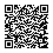 Código QR para número de telefone +19047603509