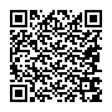 Kod QR dla numeru telefonu +19047605467