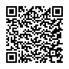 QR-code voor telefoonnummer +19057578144