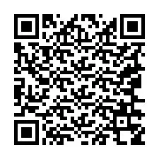 Código QR para número de teléfono +19066358538