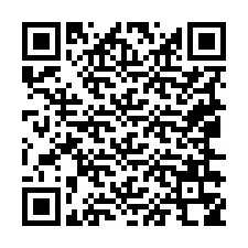 Código QR para número de telefone +19066358599