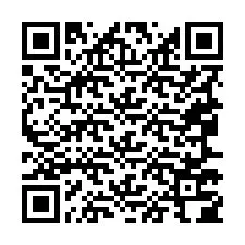 Codice QR per il numero di telefono +19067704313