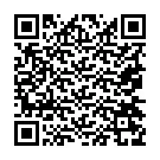 Código QR para número de telefone +19074279737